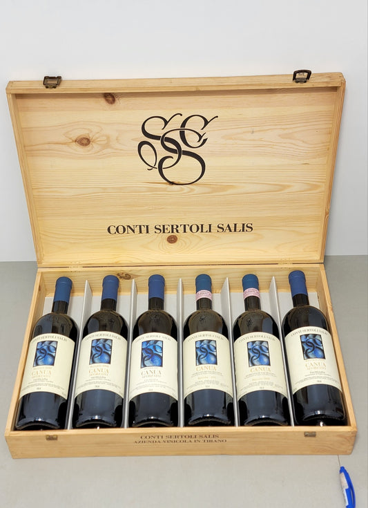 Canua Conti Sertoli Salis Verticale 1997,9899,2000,01,02 6 Bottle 75 cl