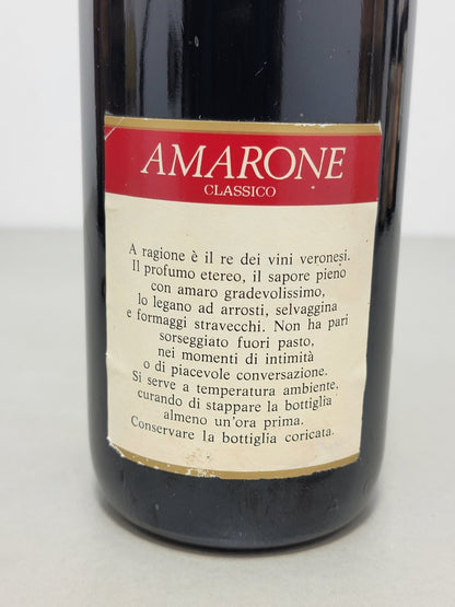Amarone Scamperle 1974 Recioto Della Valpolicella bott. 75 cl 14,5%