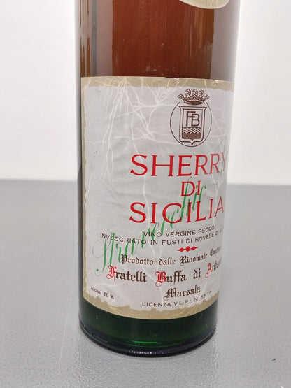 Sherry Di Sicilia Gran Reser 1937 Fratelli Buffa Di Antonio Marsala bott.0.72 cl