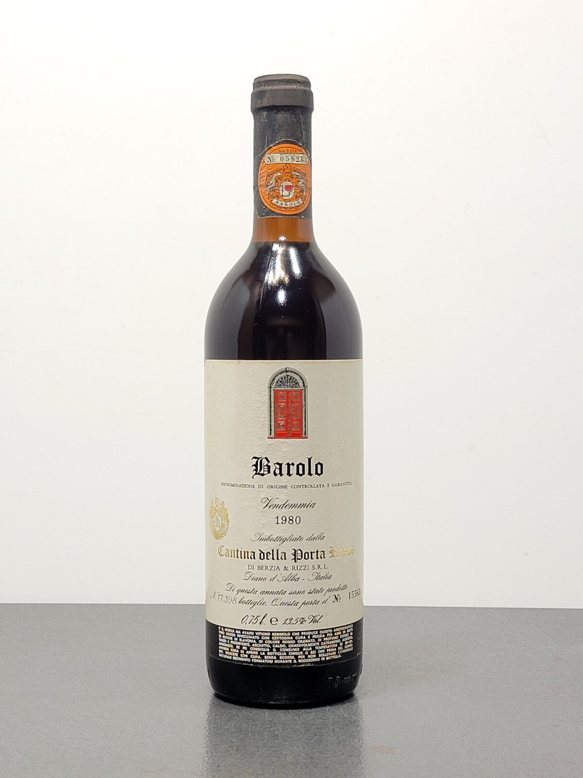 Barolo Cantina della Porta Rossa 1980 Di Berzia & Rizzi bott.75 cl 13.5%