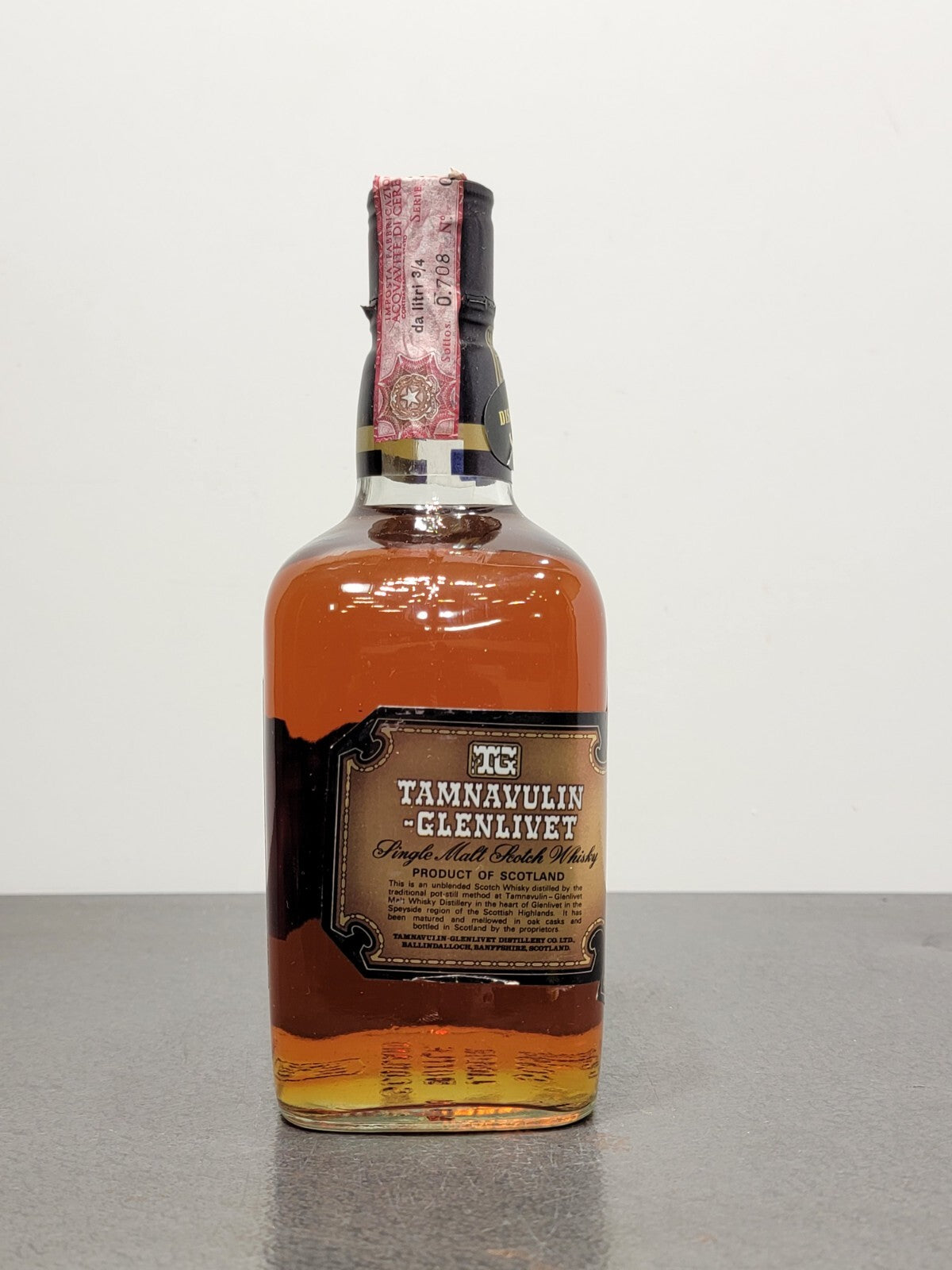 Whisky Tamnavulin Glenlivet 1967 Single Malt Scotch Whisky bott 75 cl 43%