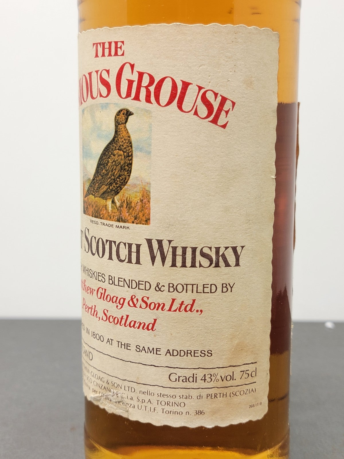 Whisky Famous Grouse 1970s Finest Scotch Whisky bott.75 cl 43%