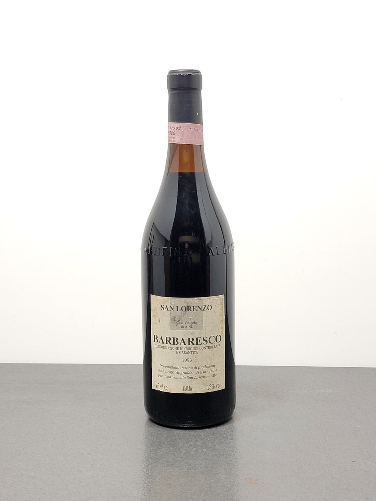 Barbaresco San Lorenzo 1993 Alba bott.75 cl 13%
