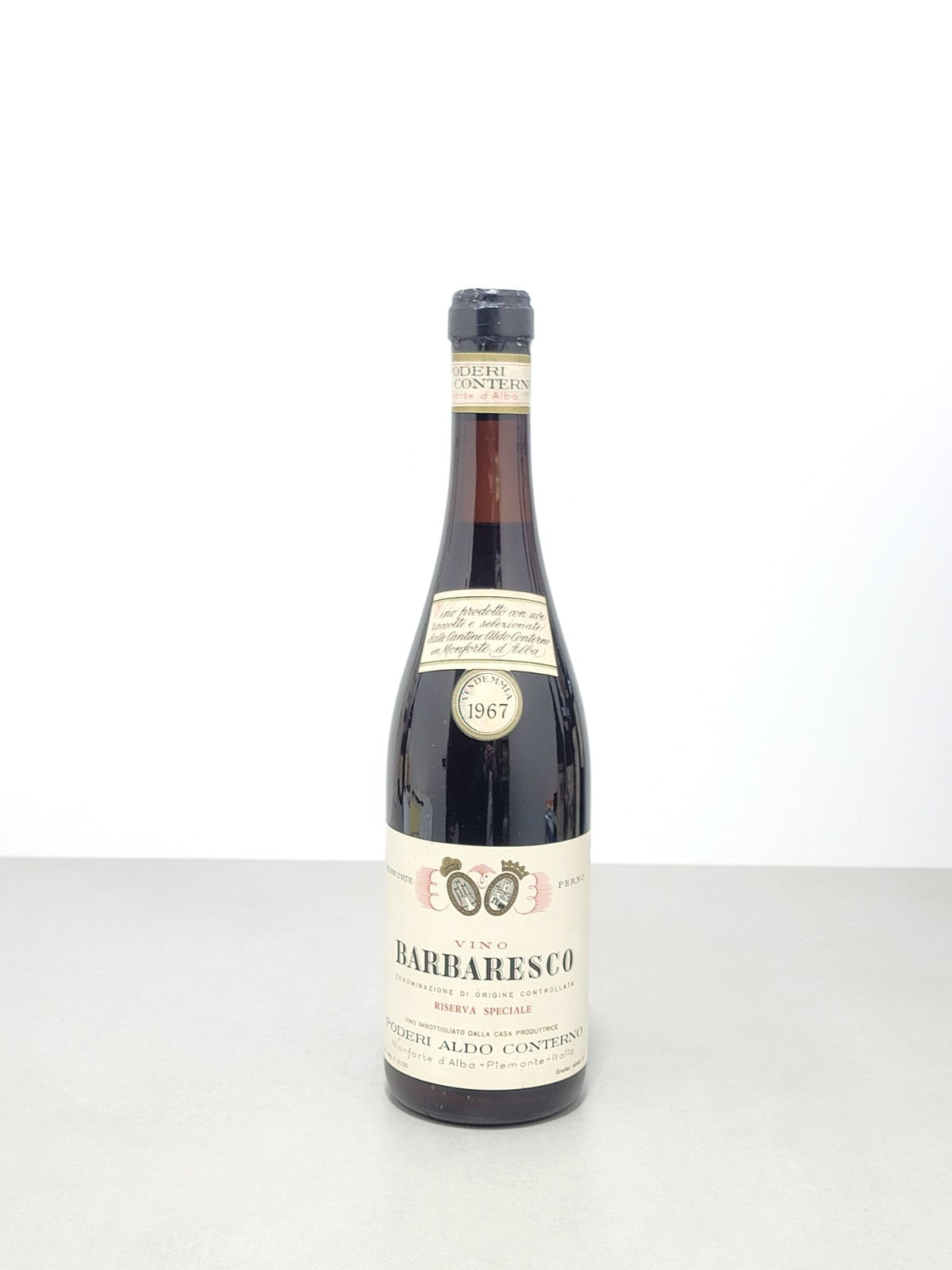 Barbaresco Aldo Conterno 1967 Riserva Speciale Monforte D'alba bott.. 72 cl 13%