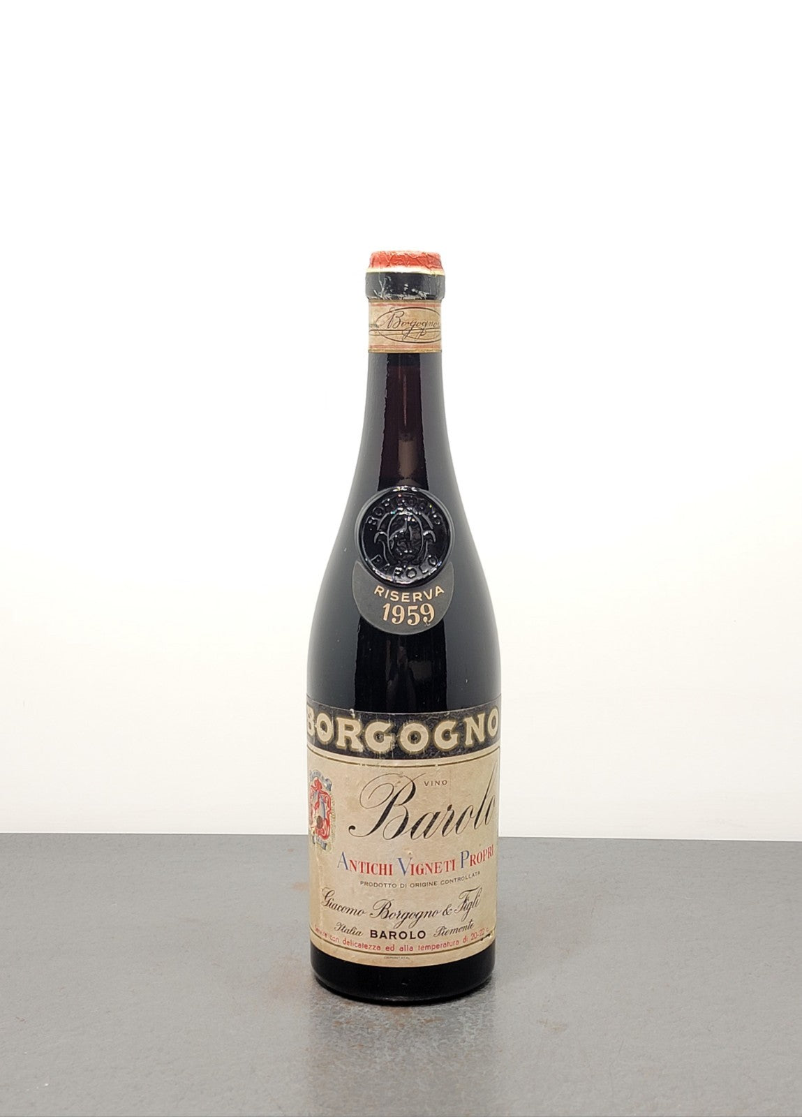 Barolo Borgogno 1959 Riserva bott.72 cl 13.5%