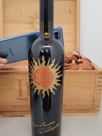 Tenuta Luce Della Vite 2000 Frescobaldi 6 Bottiglie Cassa in Legno 75 cl 14%