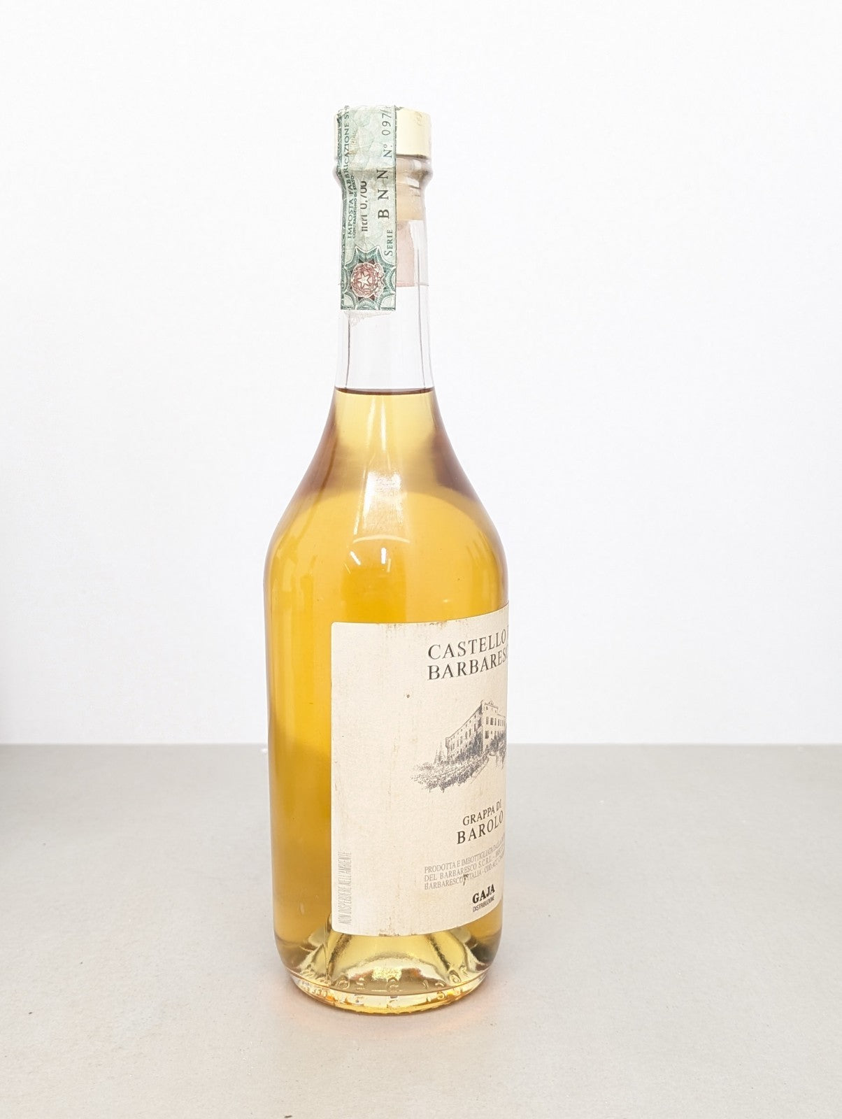 Gaja Grappa di Barolo, Castello Di Barbaresco. 1990/2000 Cl 70, 42%