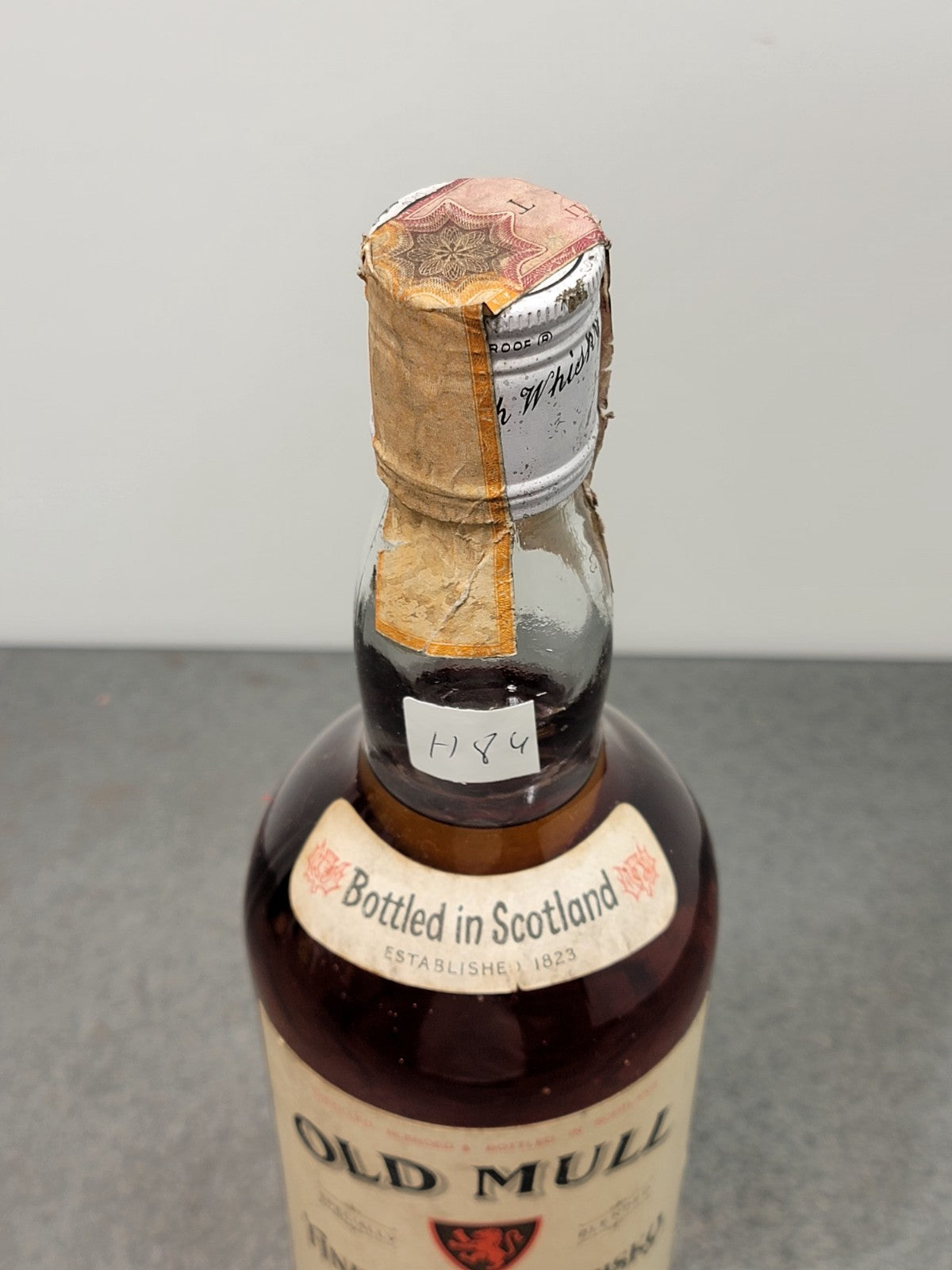 Whisky Old Mull John Hopkins 1960s Oban Fine Scotch Whisky 75 cl 40%