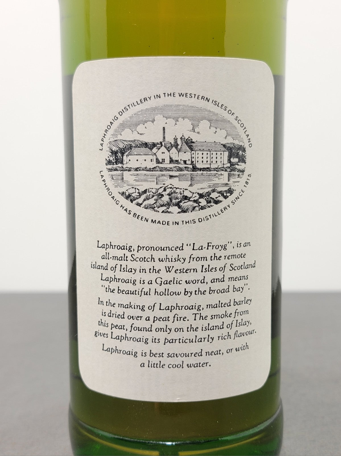Whisky Laphroaig Unblended 10 years 1980s Islay Malt Scotch Whisky 75 cl 43%