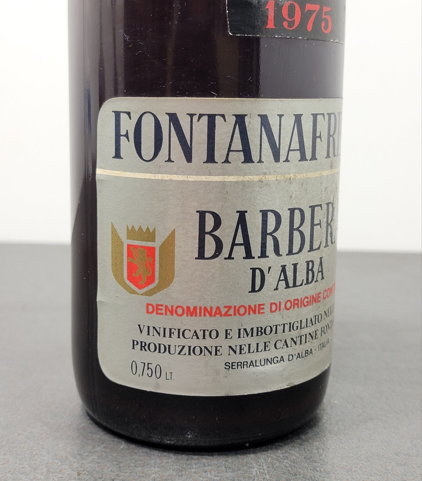 Barbera Fontanafredda 1975 Serralunga D'alba bott.75 cl 12%