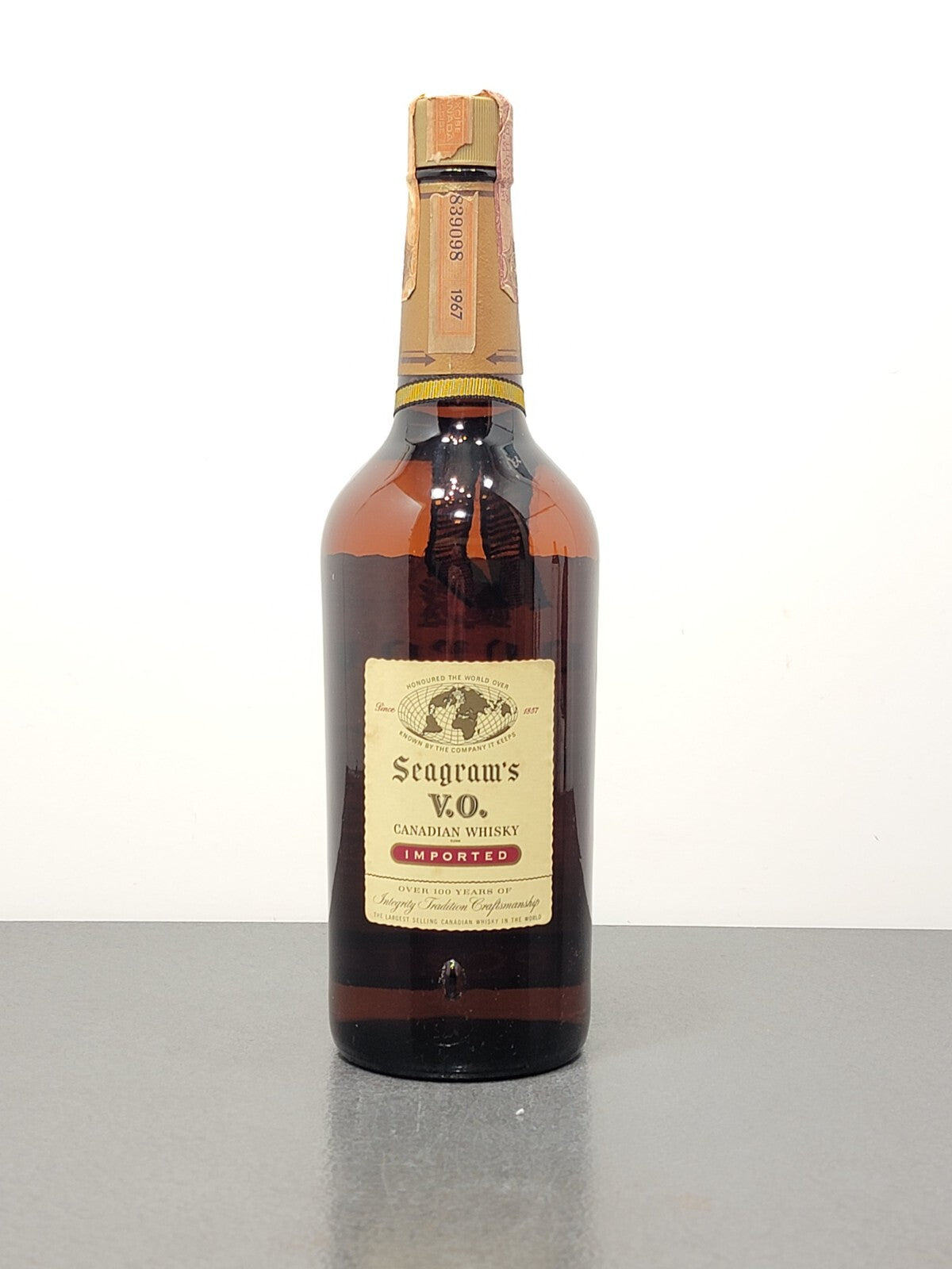 Whisky Canadian Seagram's V.O. 1967 6 Years Old bott.75 cl 43%