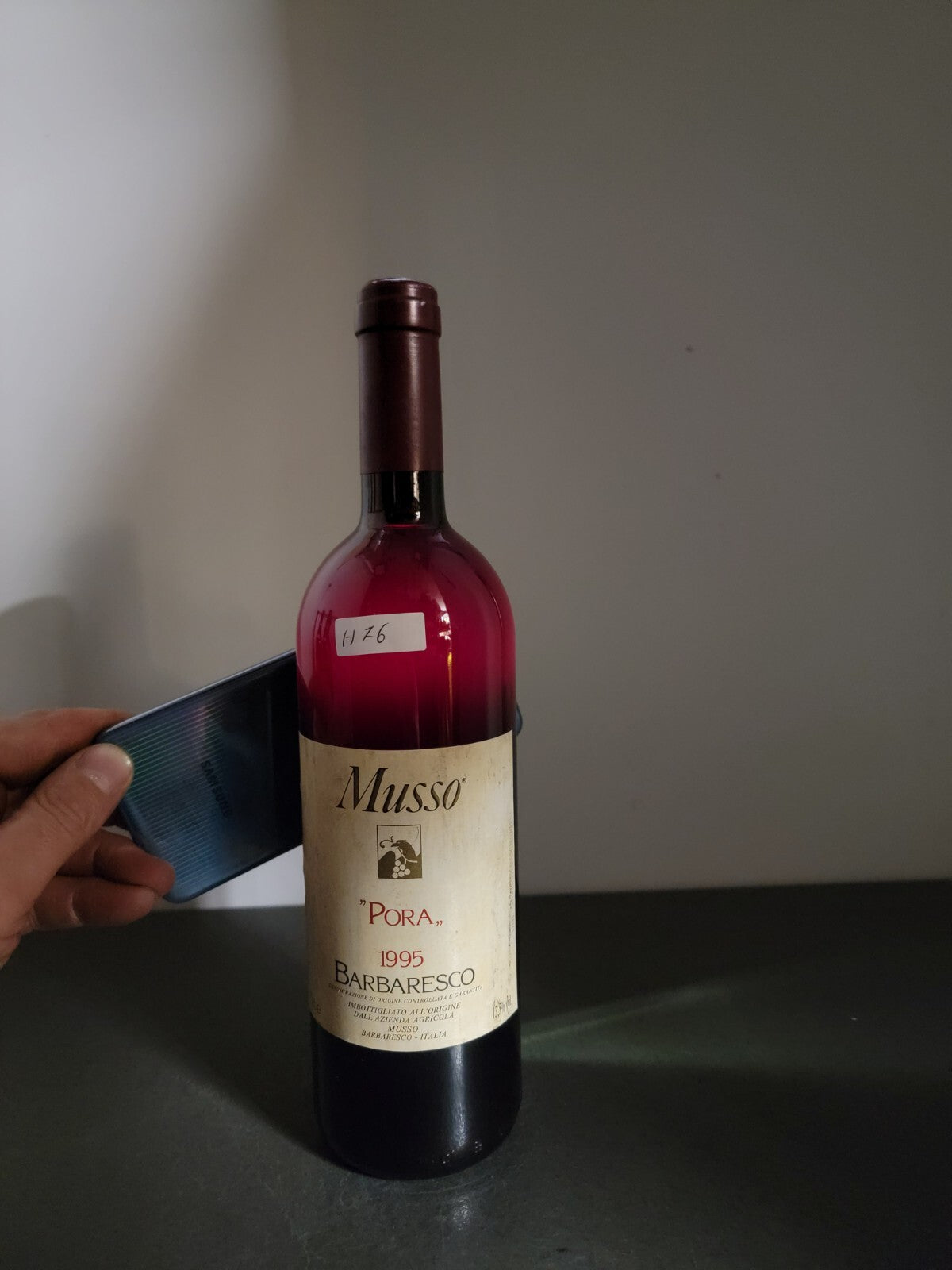 Barbaresco Musso Pora 1995 bott. 75 cl 13.5%