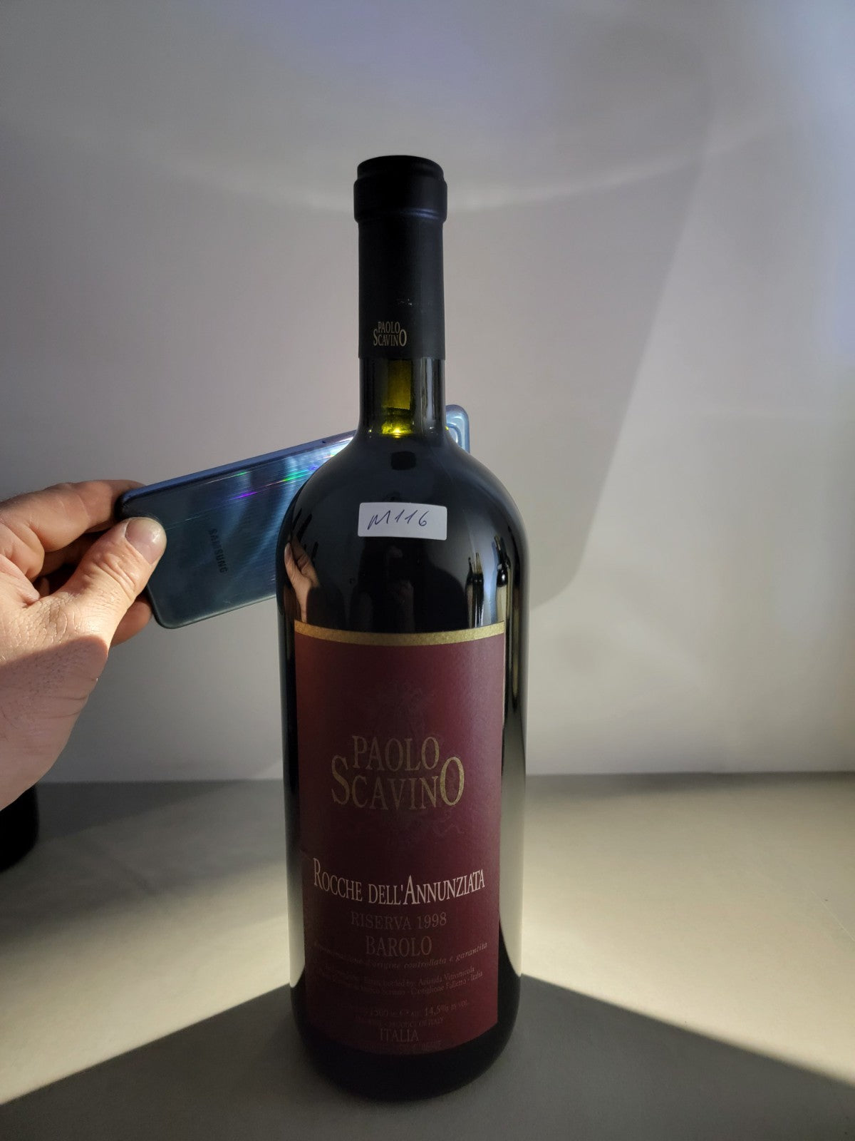 Barolo Paolo Scanavino Riserva 1998 Magnum Rocche Dell'Annunziata 1,5 lt 14,5%