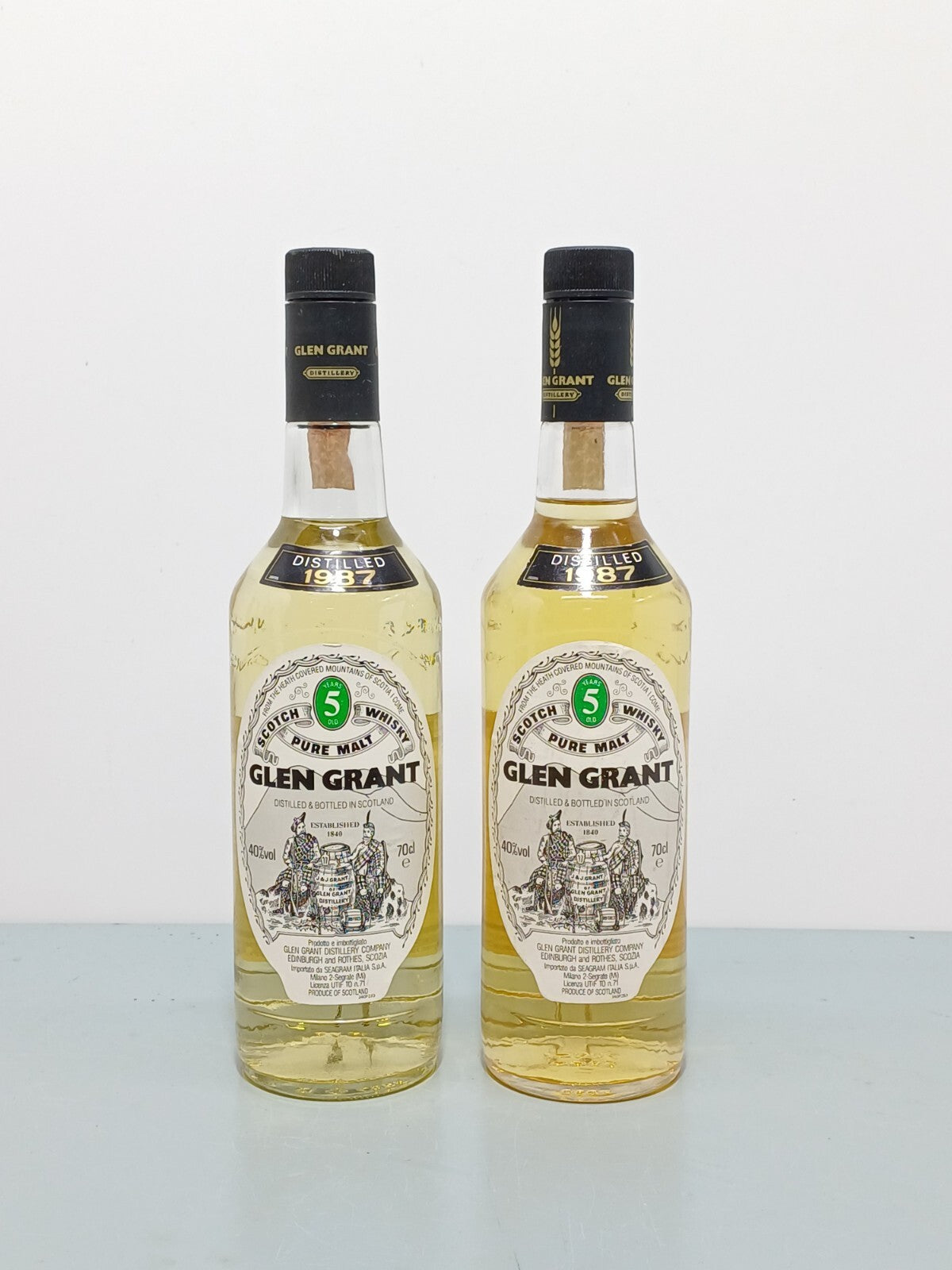 Whisky Glen Grant 5 years 1987 Pure Malt bott. 70 cl