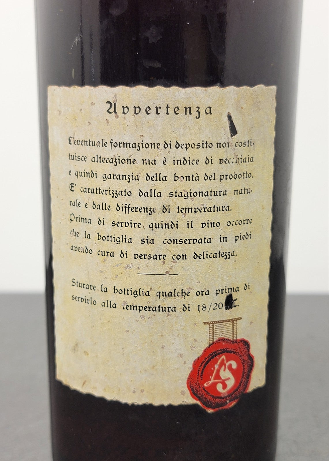 Barbaresco Seletto Luciano 1955 Magliano Alfieri Alba bott.70 cl 13.5%