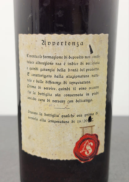 Barbaresco Seletto Luciano 1955 Magliano Alfieri Alba bott.70 cl 13.5%