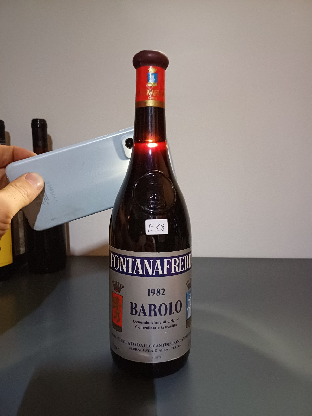 Barolo Fontanafredda 1982 Serralunga D'alba bott.75 cl 13%