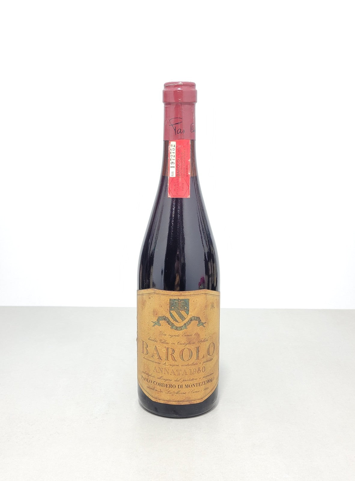 Barolo Cordero Di Montezemolo 1980 Monfalletto bott. 75 cl 14%