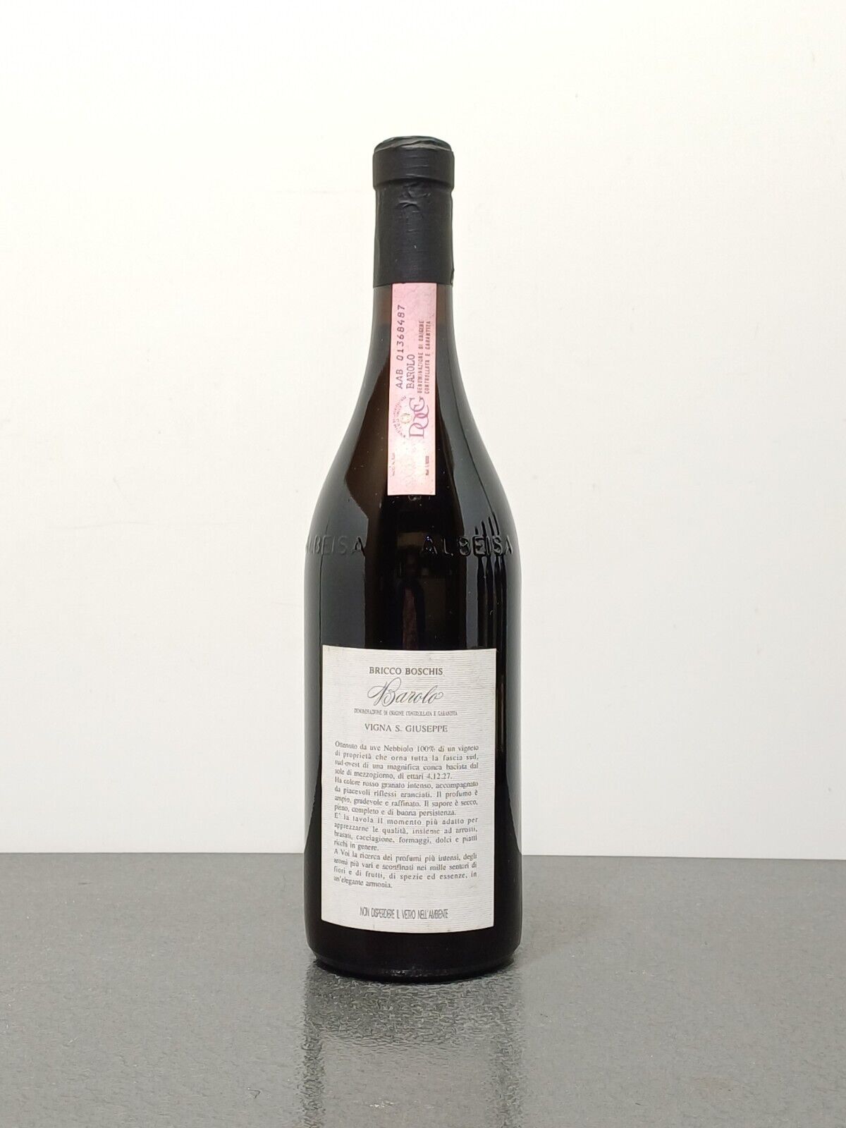 Barolo Cavallotto 1987 Bricco Boschis Castiglione Falletto bott.75 cl 14%