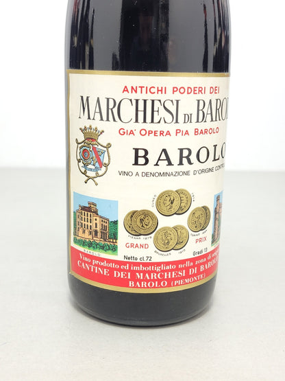 Barolo Marchesi di Barolo 1968 bott.72 cl 13%