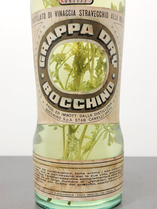 Grappa Di Bocchino Canelli 1960s bott. 1 Litro 45% DRY