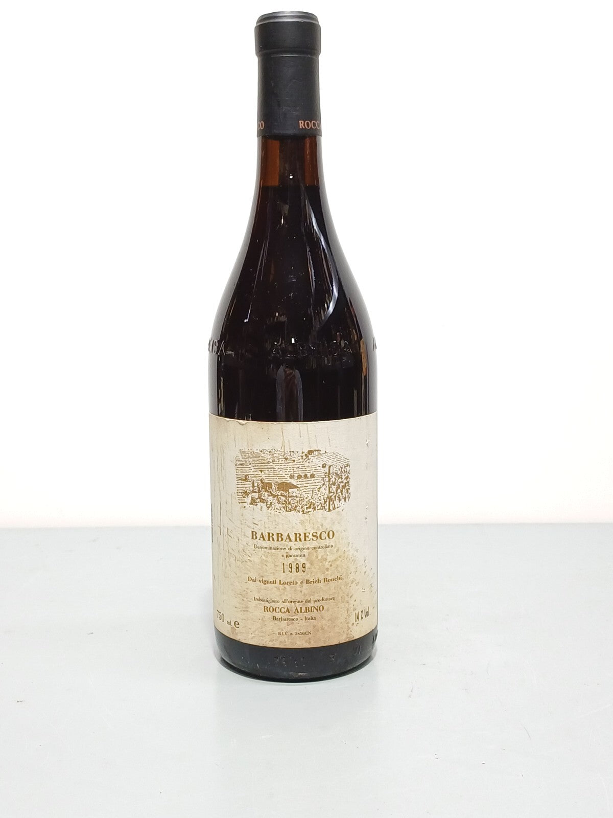 Barbaresco Rocca Albino 1989 Vigneti Loreto e Brich Ronchi bott.75 cl 14%
