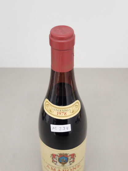 Amarone Sterzi 1978  Valpolicella Classico Superiore bott. 75 cl 14,2%