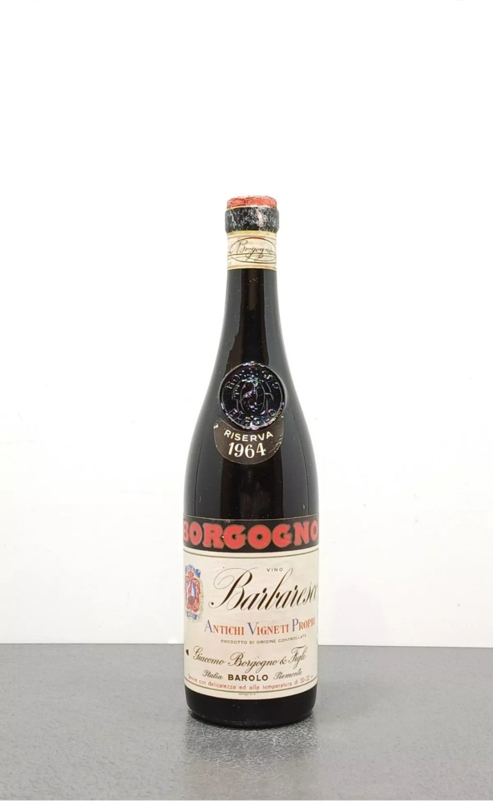Barbaresco Giacomo Borgogno 1964 Riserva bott. 72 cl 13.5%