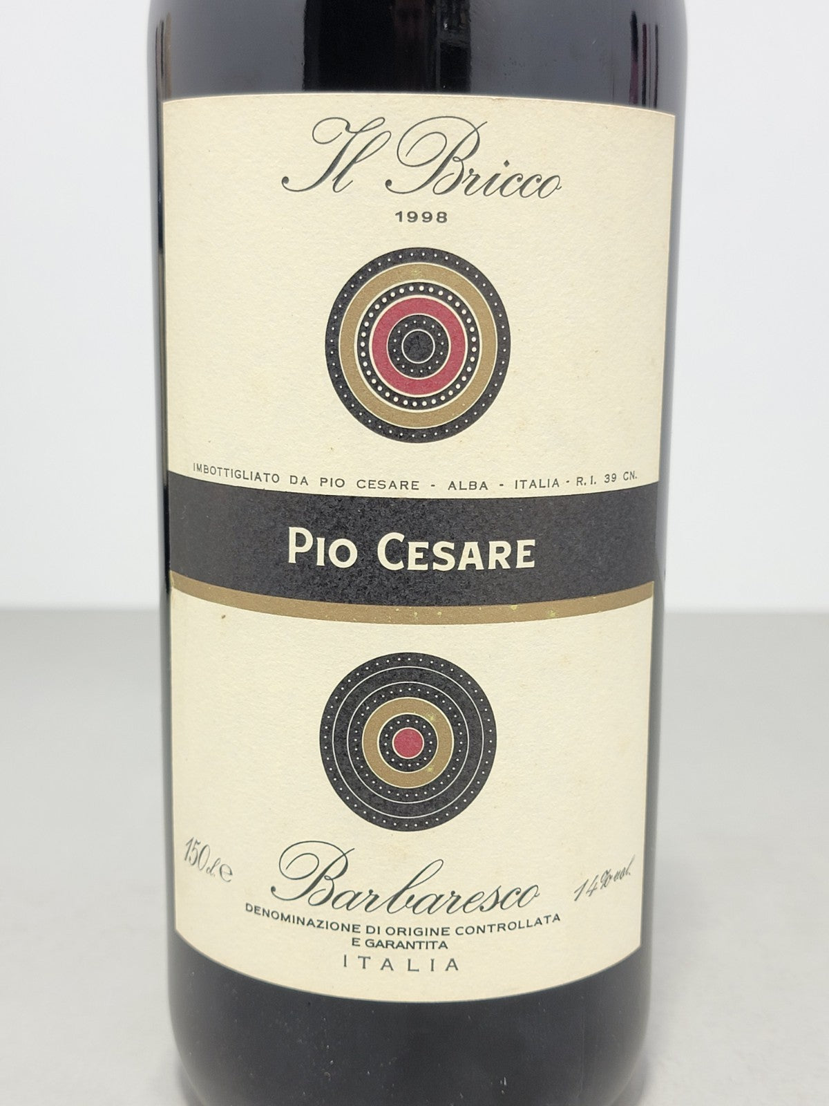 Barbaresco il Bricco Magnum 1998 Pio Cesare Alba Cassa Legno bott. 1,5 litri 14%