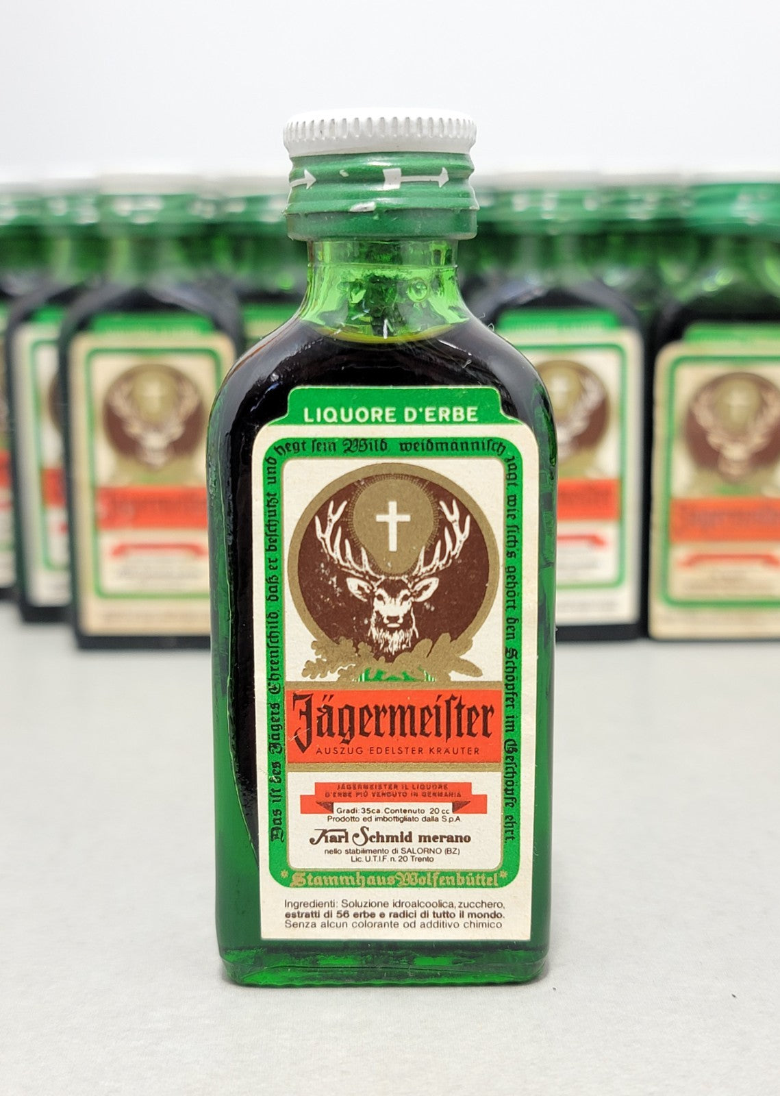 Amaro Jegermeister 1970s 60 bottle Mignon 4 cl 35%