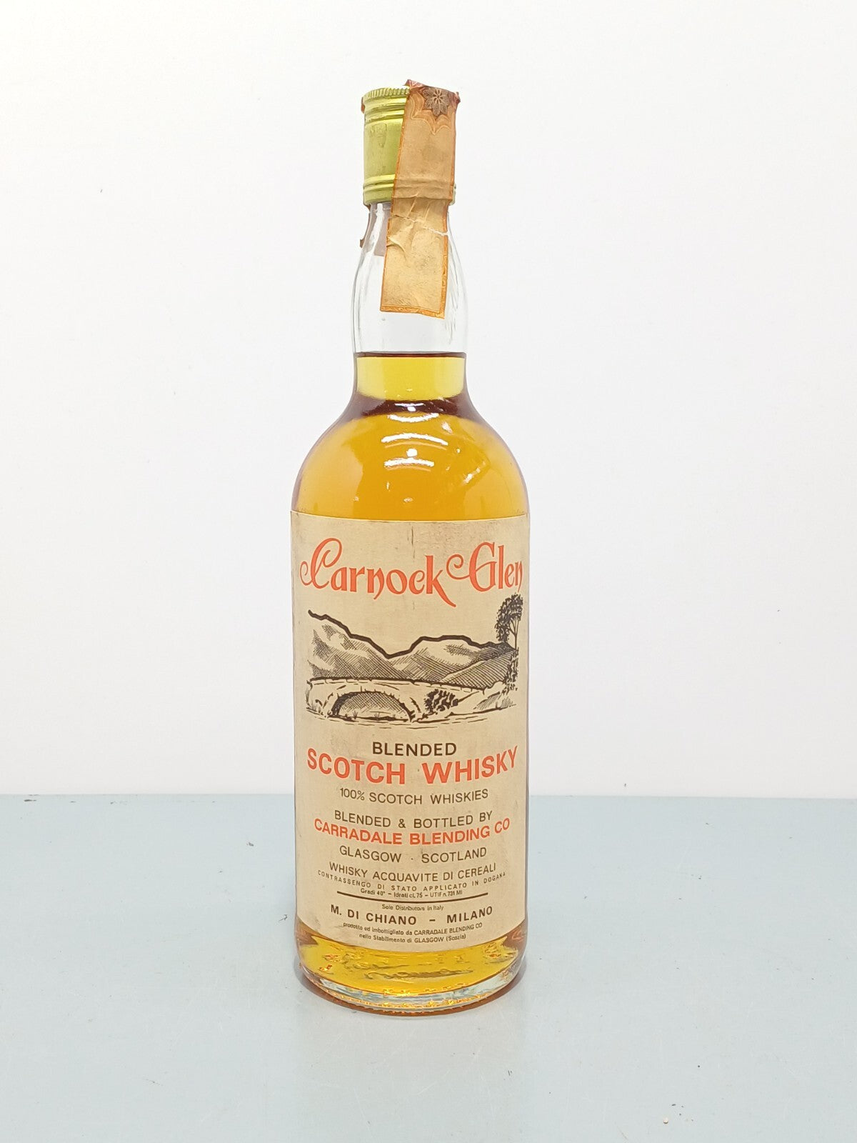Whisky Carnock Glen 1970s Carradale Blending Co bott.0,75 cl