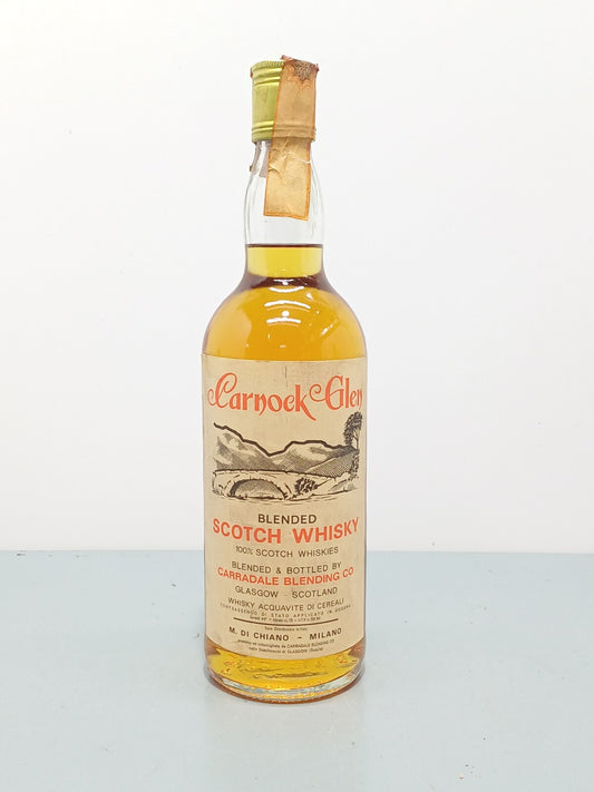 Whisky Carnock Glen 1970s Carradale Blending Co bott.0,75 cl
