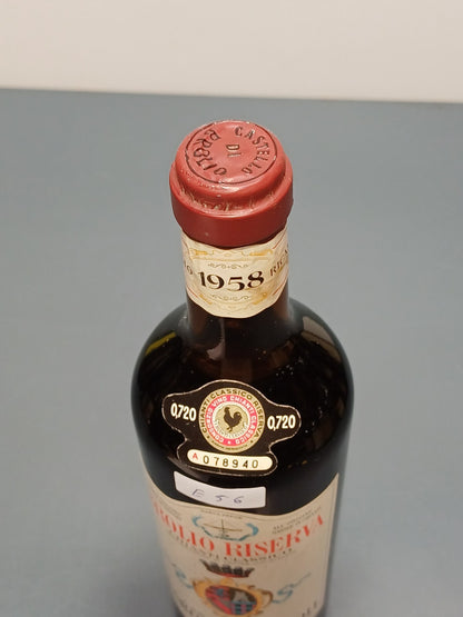 Vino 1958 Brolio Riserva Barone Ricasoli Chianti Classico bott.72 cl