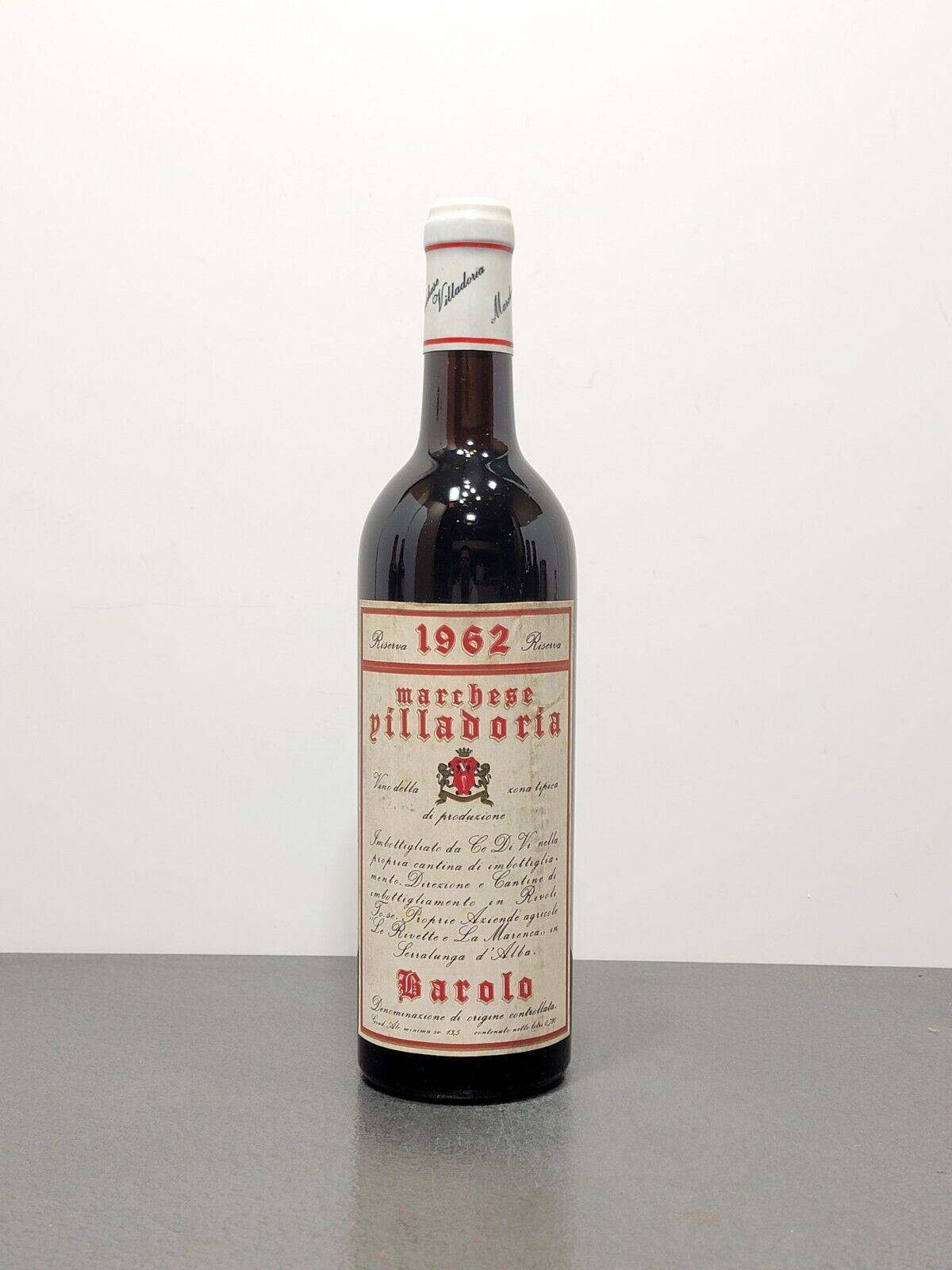 Barolo Villadoria 1962 Riserva Serralunga D'Alba bott72 cl 13,5%