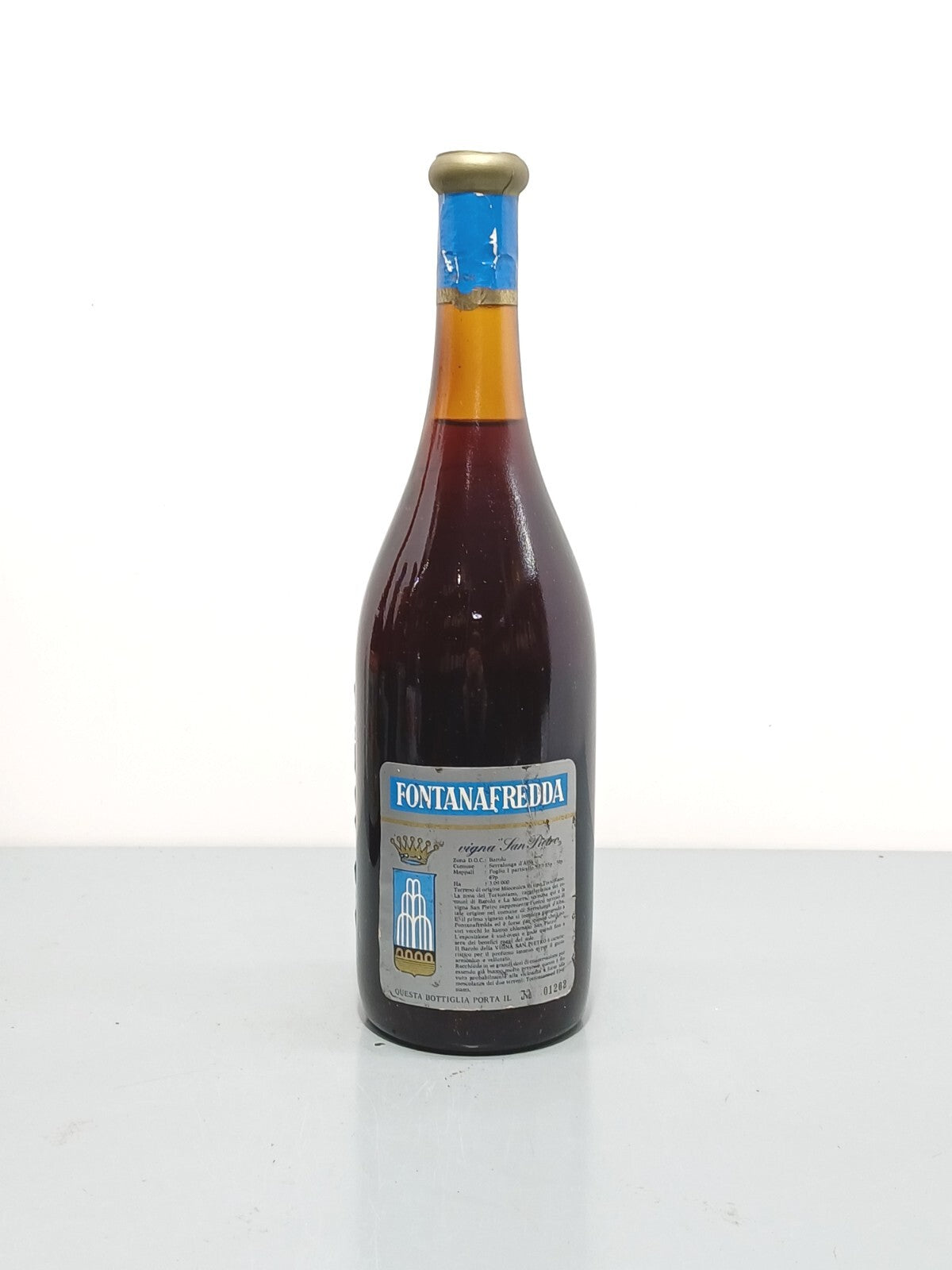Barolo Fontanafredda Riserva Speciale 1974 Vigna San Pietro bott.75 cl 13.5%