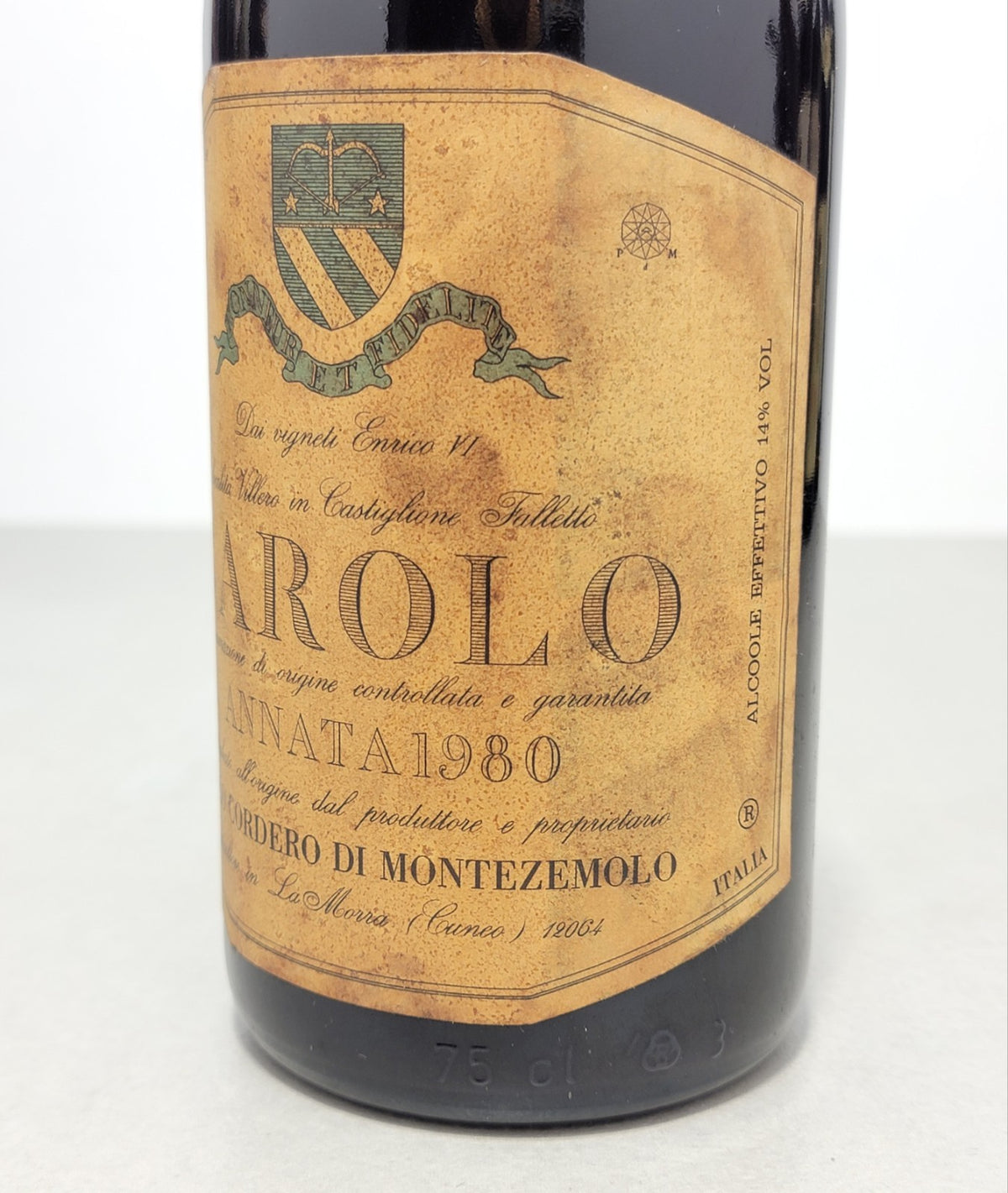 Barolo Cordero Di Montezemolo 1980 Monfalletto bott. 75 cl 14%