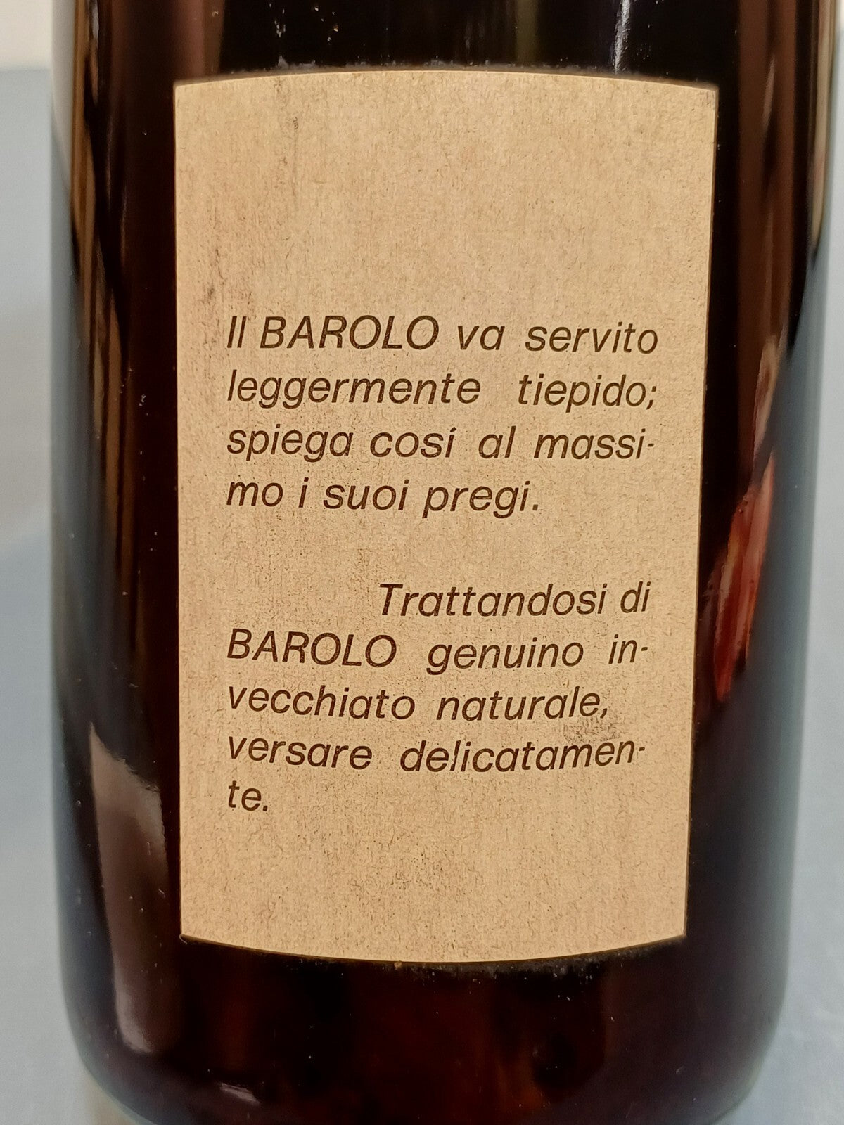 Barolo Fontana 1971 Michele Classici Vigneti Cannubi bott. 73 cl