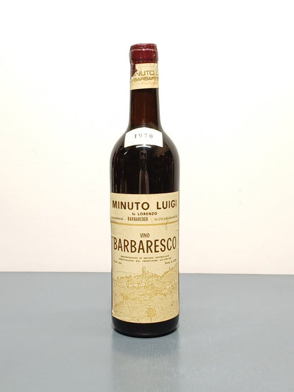 Barbaresco Minuto Luigi 1970 bott. 72 cl 13.5%