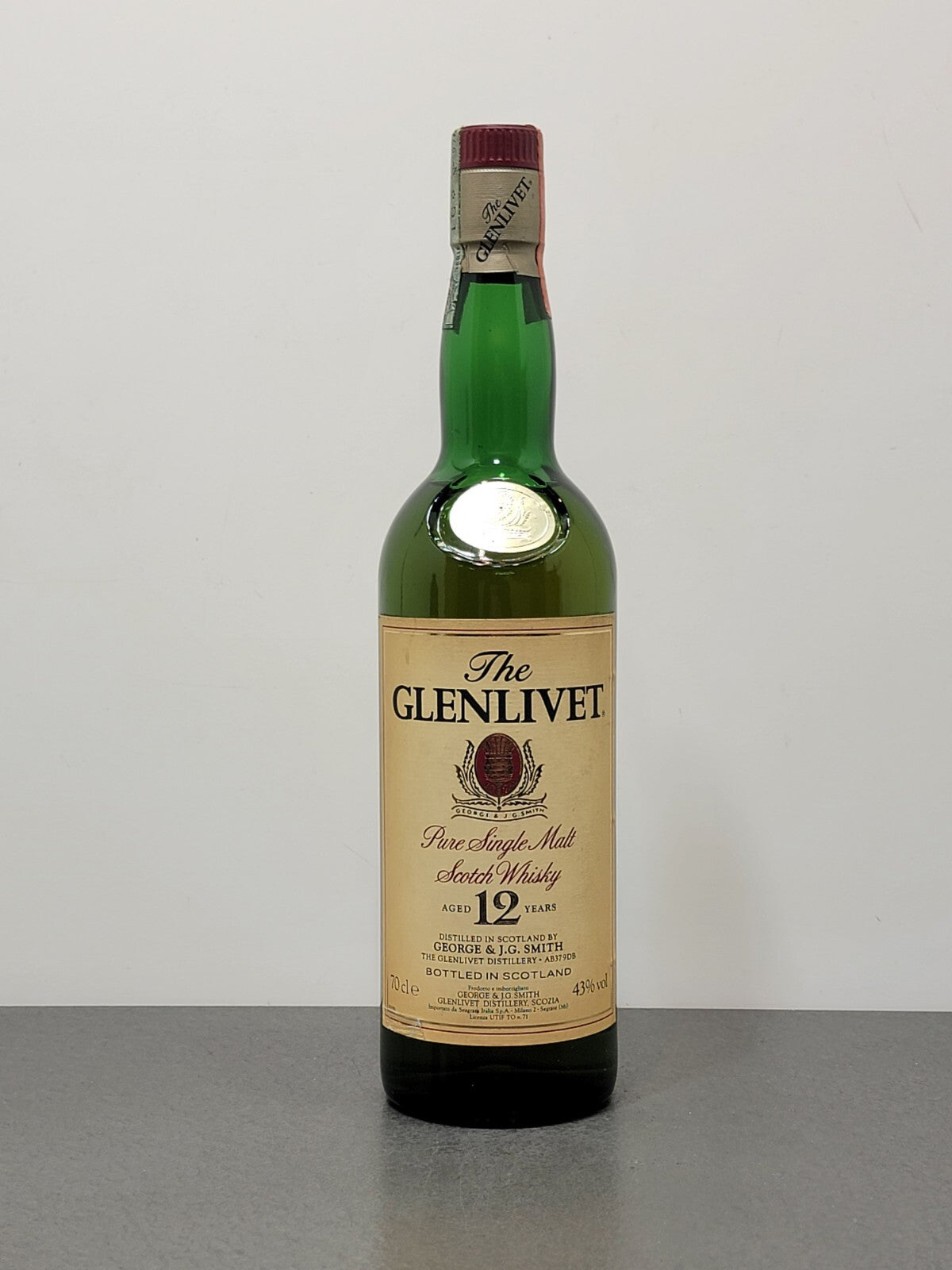 Whisky The Glenlivet 12 Y. 1990s Pure Single Malt Scotch Whisky bott.70 cl 43%