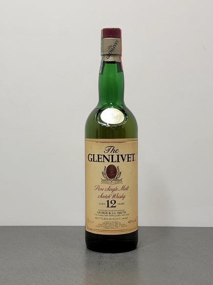Whisky The Glenlivet 12 Y. 1990s Pure Single Malt Scotch Whisky bott.70 cl 43%
