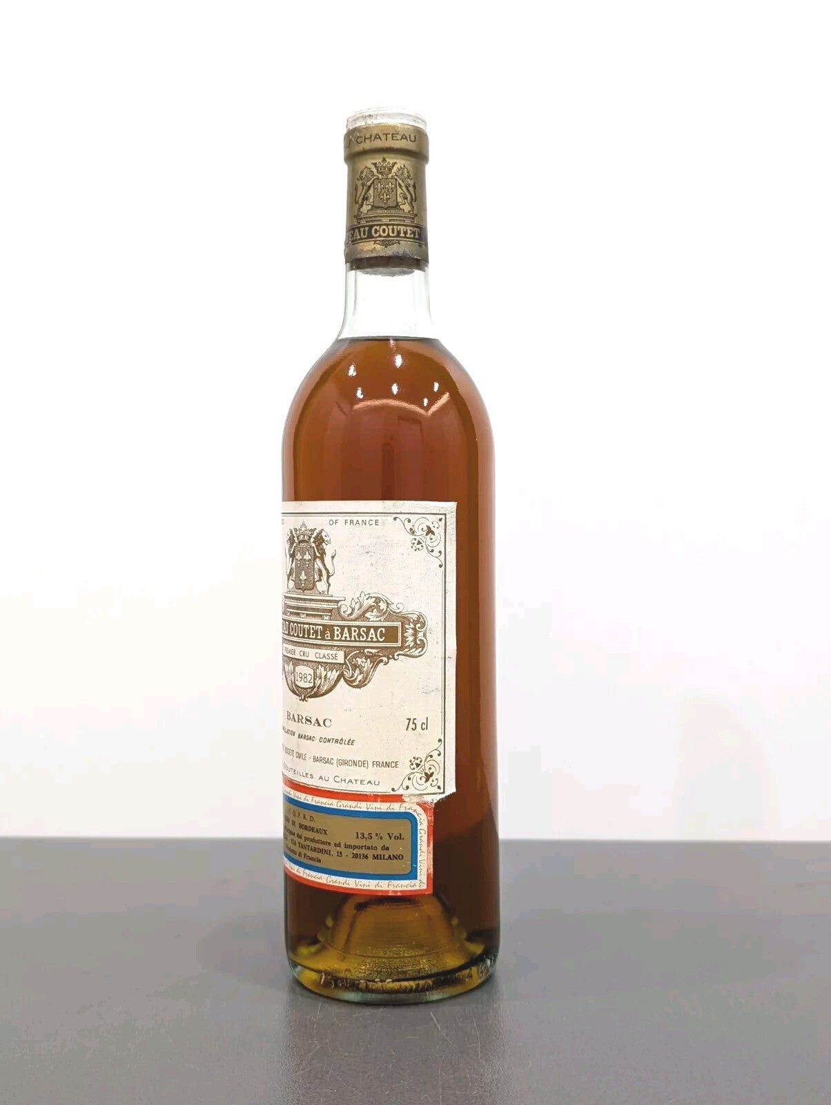 Chateau Coutet a Barsac 1982 Premier Cru Classe, 75 Cl. Vol 13.5