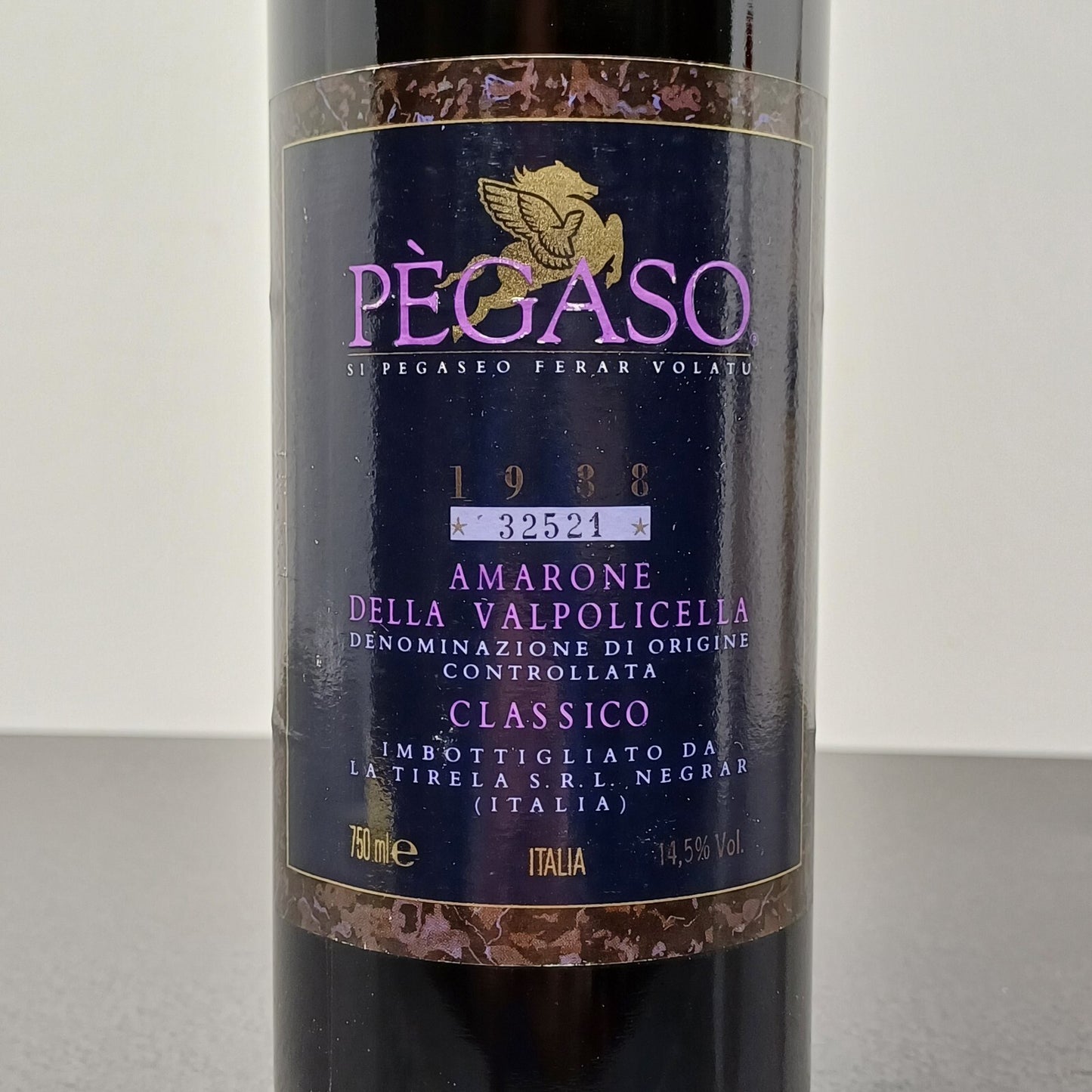 Amarone Della Valpolicella Pegaso  1988 bott..75 cl 14.5%