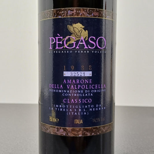 Amarone Della Valpolicella Pegaso  1988 bott..75 cl 14.5%