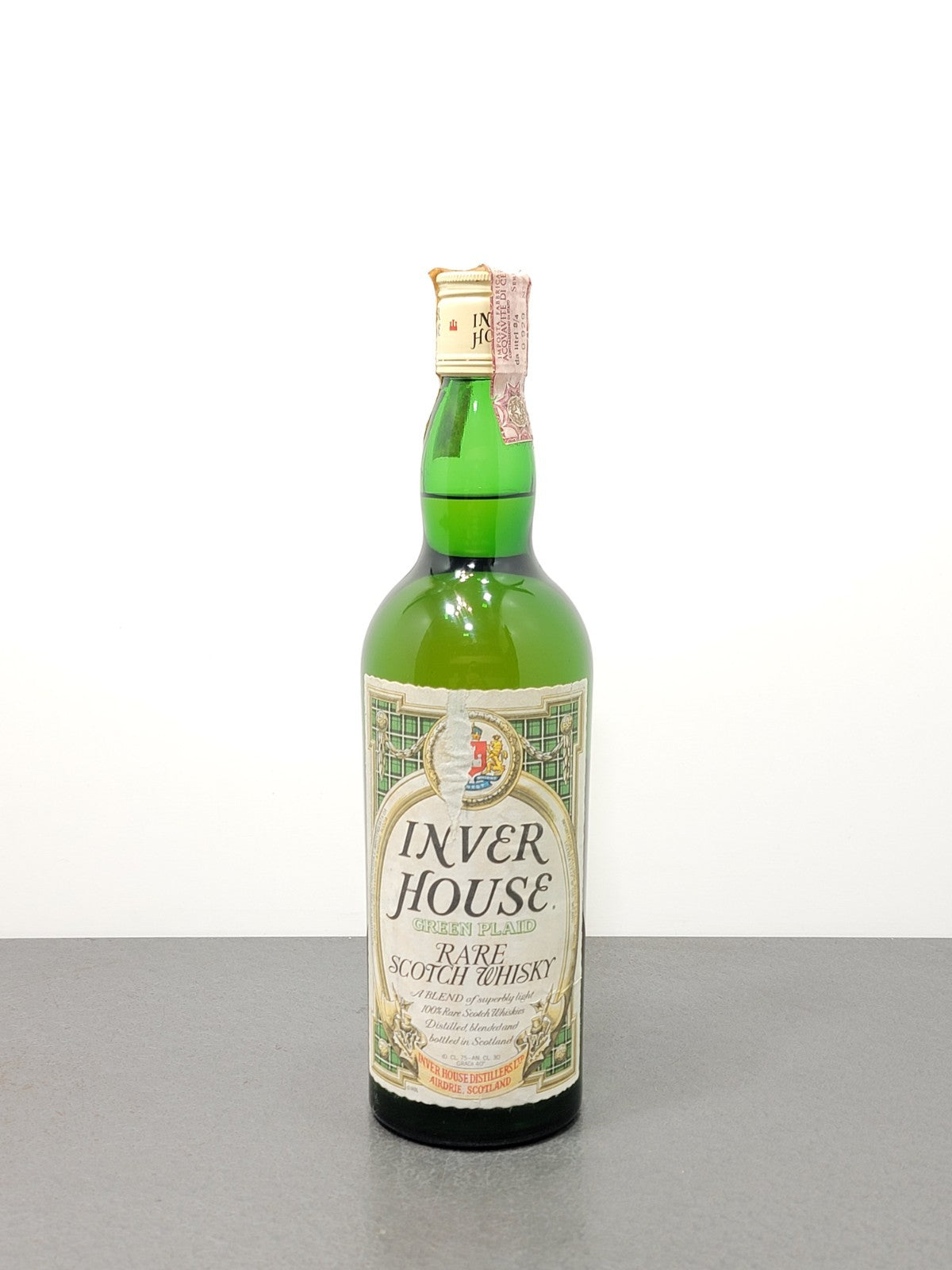 Whisky Inver House Green Plaid 1970s Rare Scotch Whisky bott.75 cl 40%