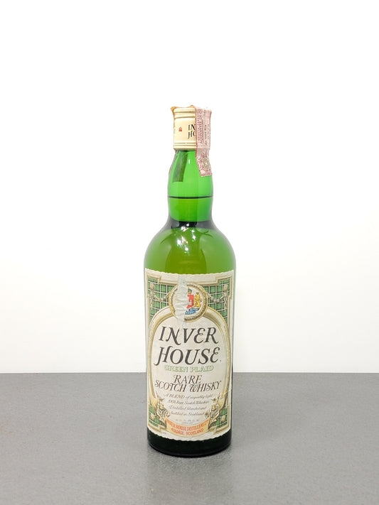 Whisky Inver House Green Plaid 1970s Rare Scotch Whisky bott.75 cl 40%