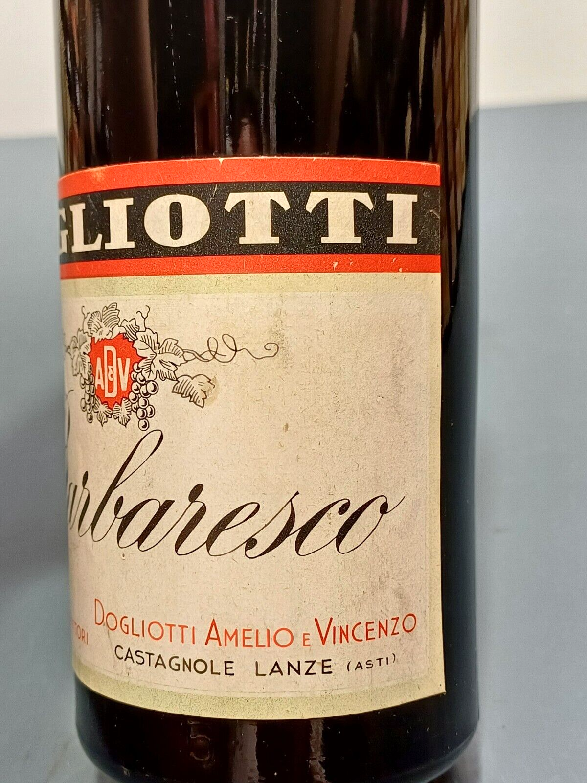 Barbaresco 1958 Dogliotti Amelio & Vincenzo Bott..75 cl