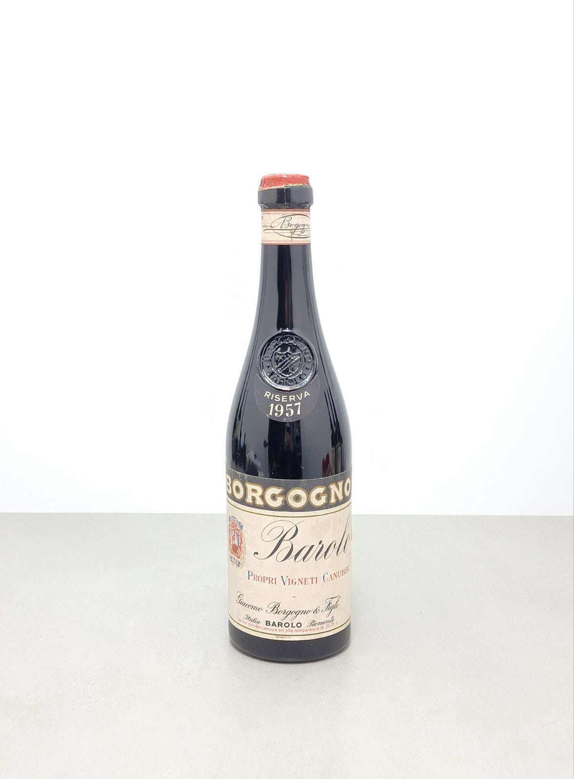 Barolo Borgogno Riserva 1957 Propri Vigneti Canubbi bott.72 cl 13.5%