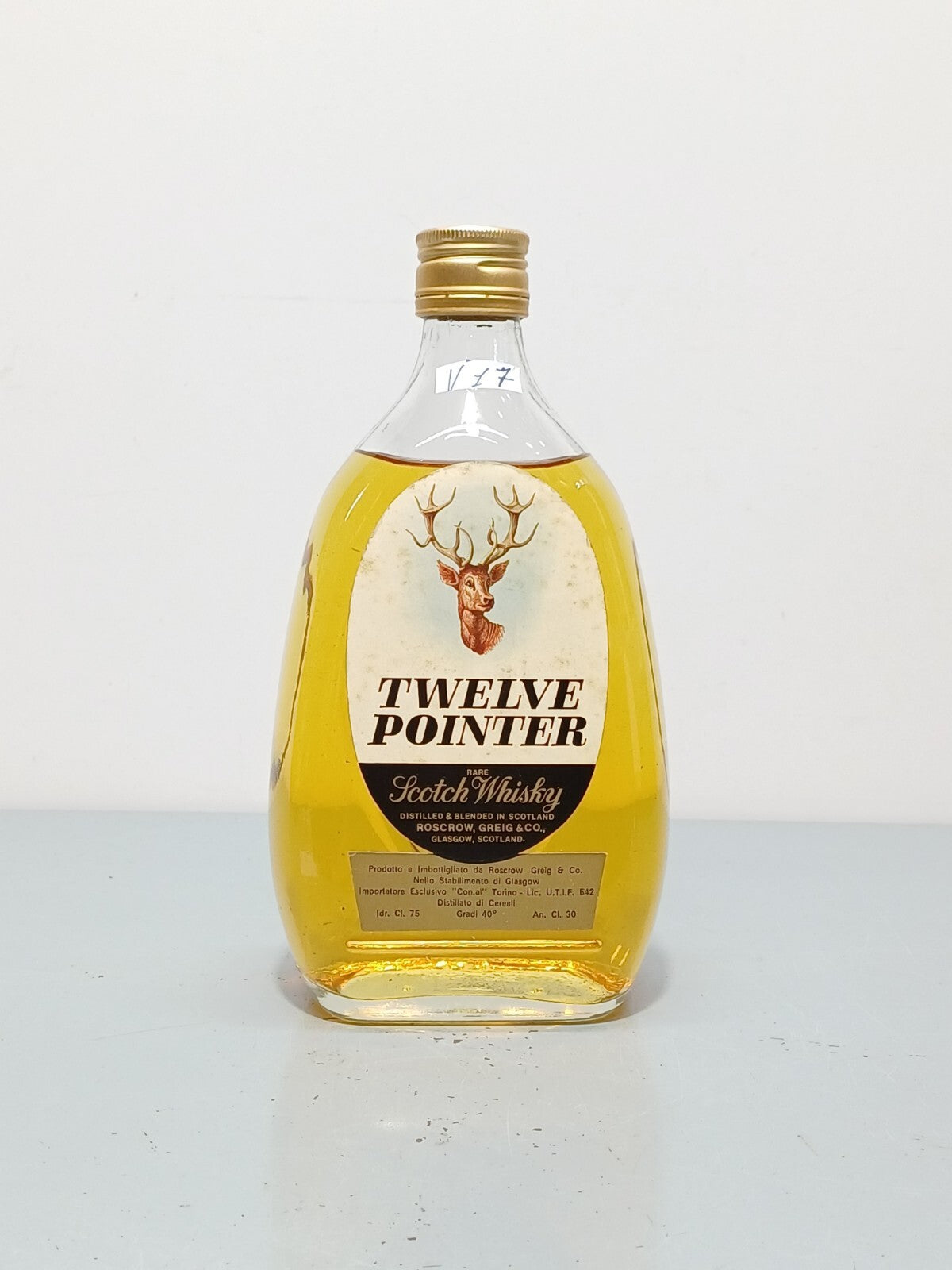 Whisky Twelve Pointer Scotch Whisky anni 70 bott.75 cl