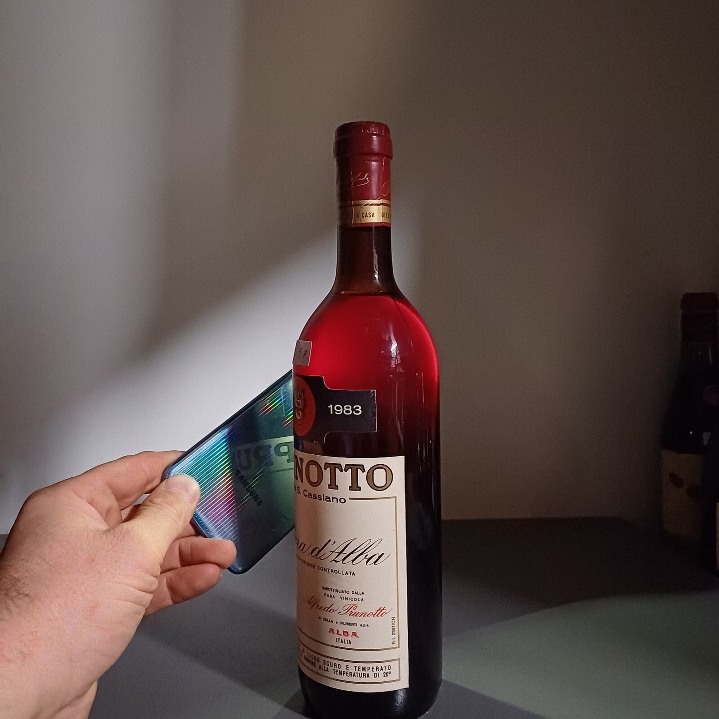 Barbera 1983 Alfredo Prunotto bott. 75 cl 12%