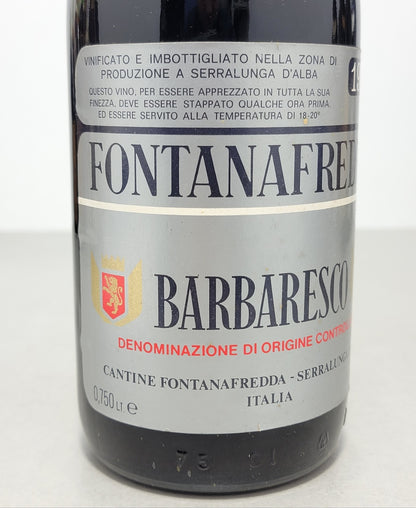 Barbaresco Fontanafredda 1976 Serralunga D'Alba bott. 75 cl 12,5%
